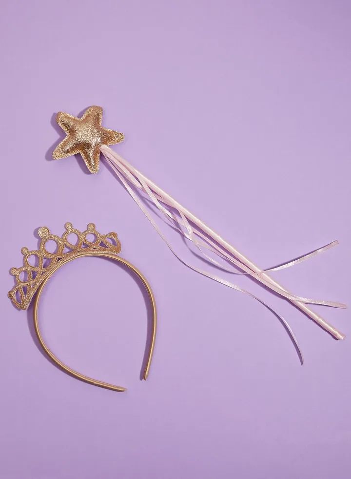 We Heart Tiara & Wand Set