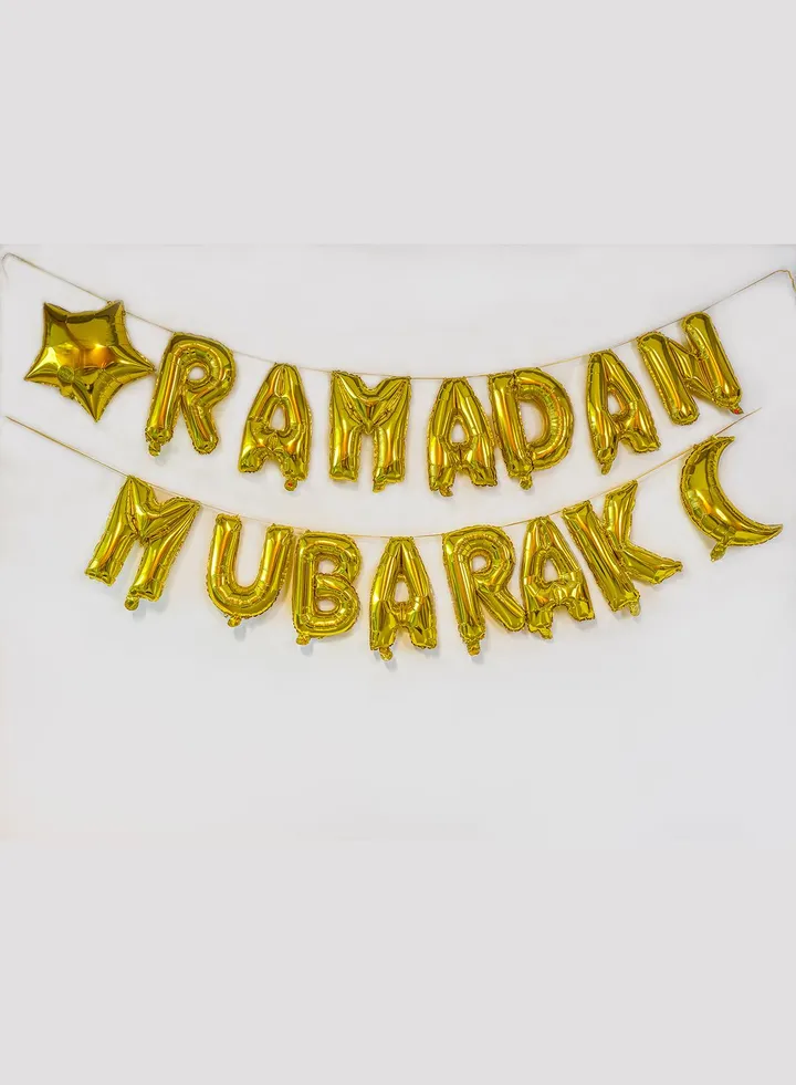 Ramadan Mubarak Balloon Garland