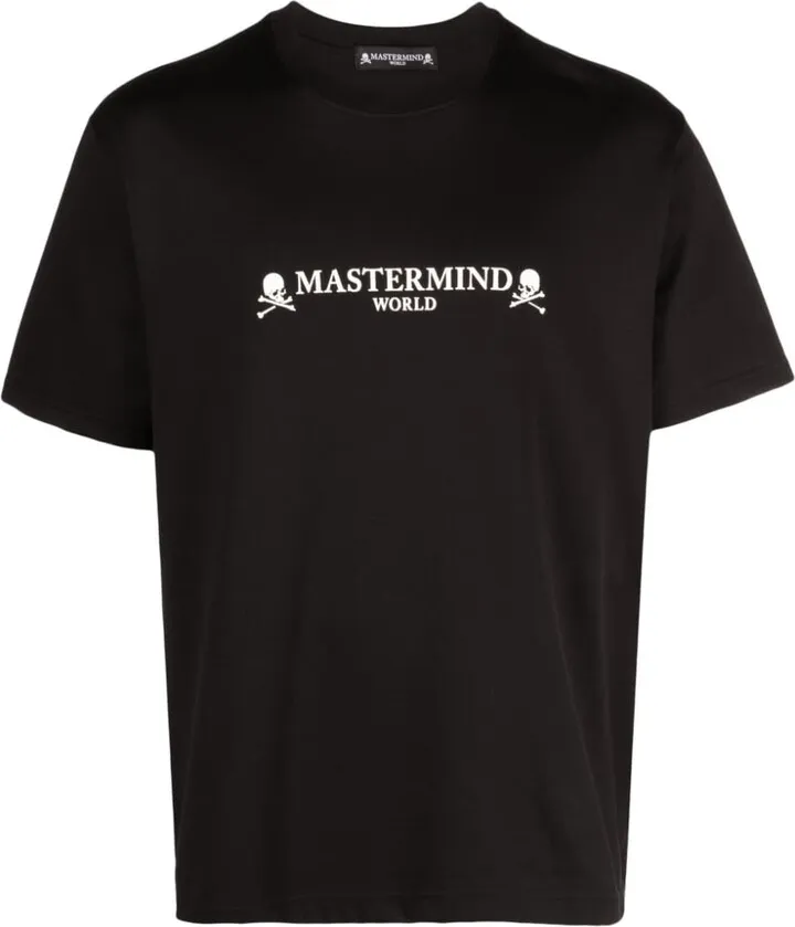 skull-print cotton T-shirt