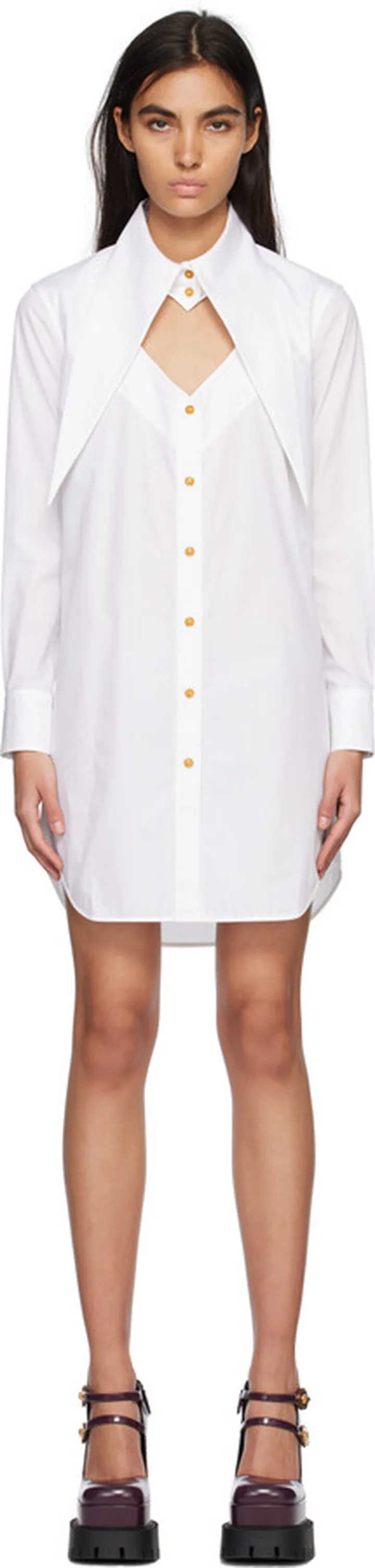Vivienne Westwood White Heart Minidress