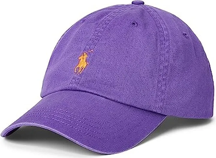 Polo Ralph Lauren Cotton Chino Ball Cap (Purple) Caps