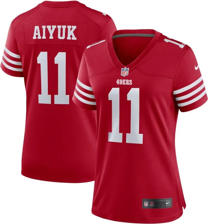 Women's Nike Brandon Aiyuk Scarlet San Francisco 49ers Player Game Jersey