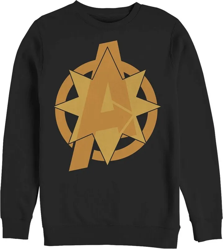 Men's Marvel Avengers: Endgame Comic Star Logo Sweatshirt - Black - Large