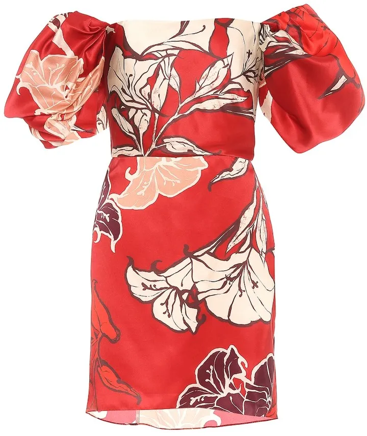 Ancestral Belonging silk minidress