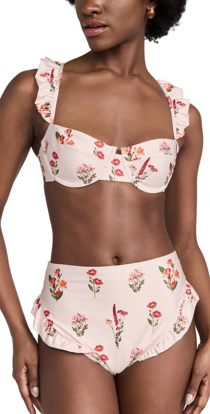 Agua by Agua Bendita Kiwi Oasis Bikini Top