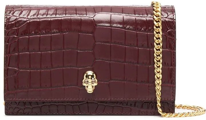 Skull Motif Crossbody Bag