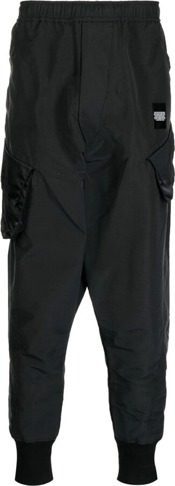 Drop-Crotch Tapered Trousers