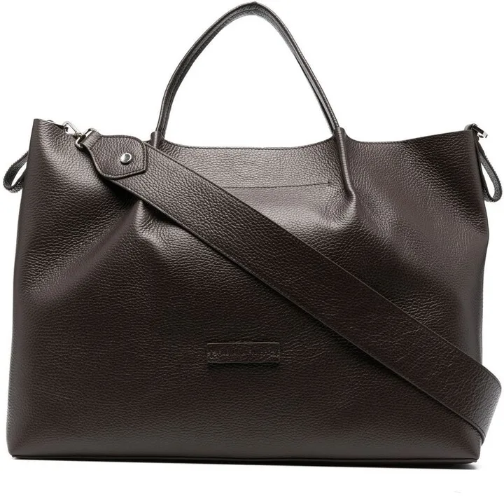 Oversized Leather Tote Bag