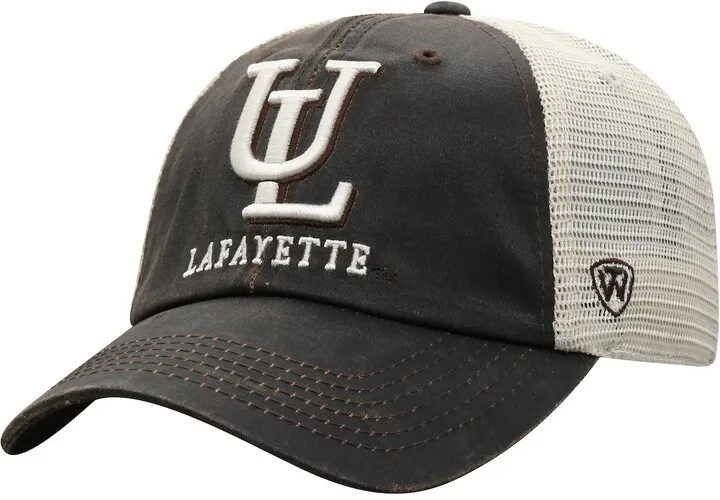 Men's Top of the World Brown Louisiana Ragin' Cajuns Scat Mesh Trucker Snapback Hat
