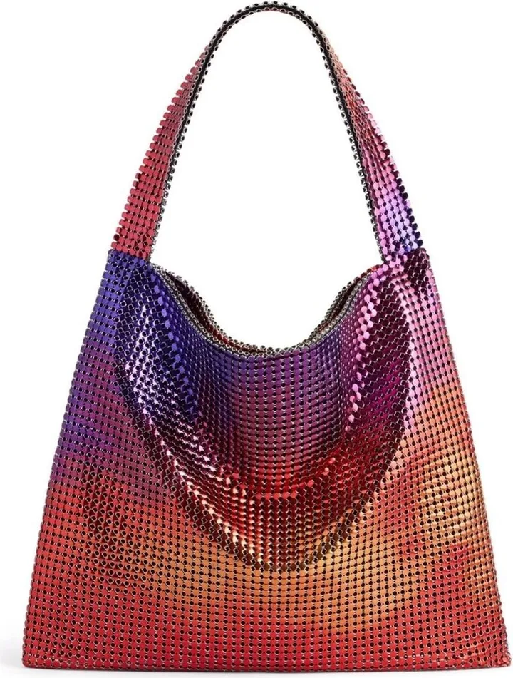 Pixel Metallic Tote Bag