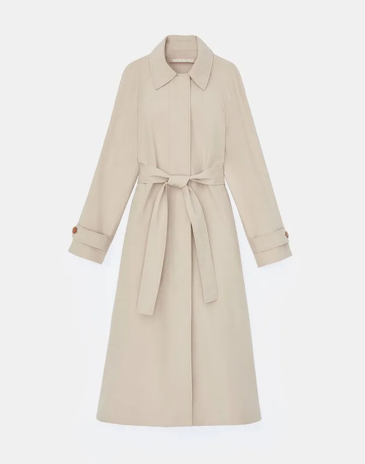 L148 Outdoor Cotton Tailored Trench Coat
