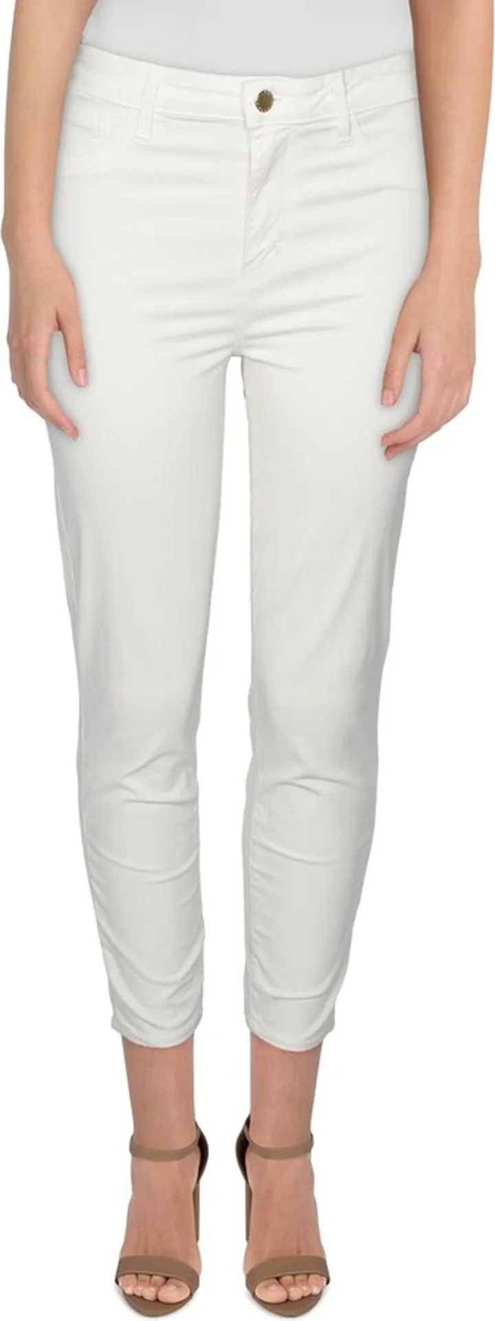 Margot Womens High Rise Crop Skinny Pants