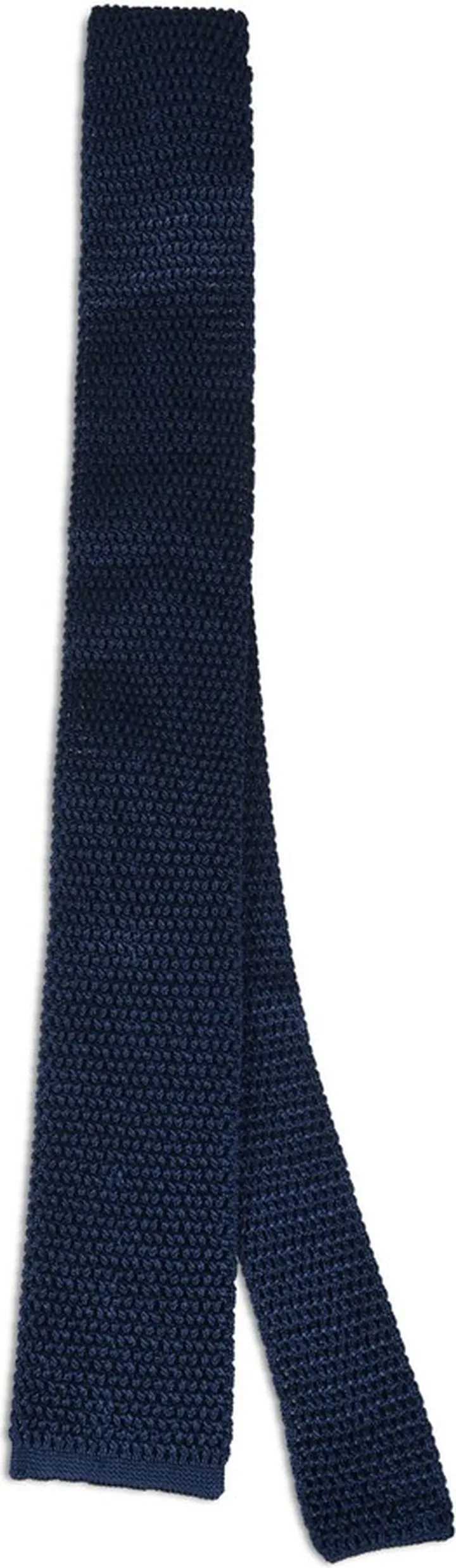 Two-tone Knit Silk Tie