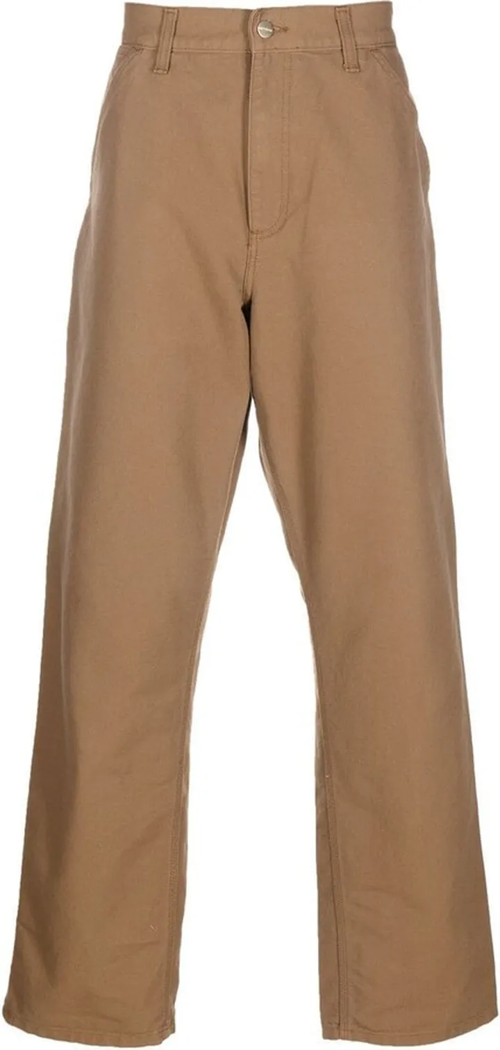Logo-Patch Straight Leg Trousers