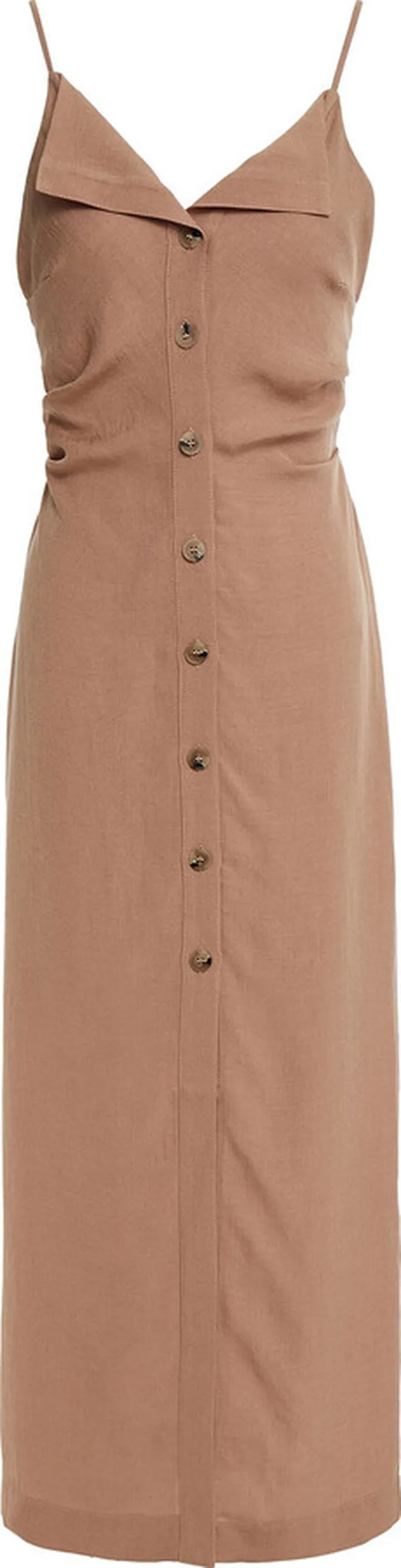 Canvas midi dress