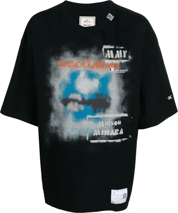 graphic-print crew-neck T-shirt