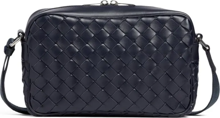 Bottega Veneta Small Leather Classic Intrecciato Camera Bag