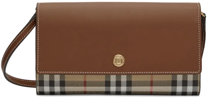 Burberry Tan Hannah Wallet Bag