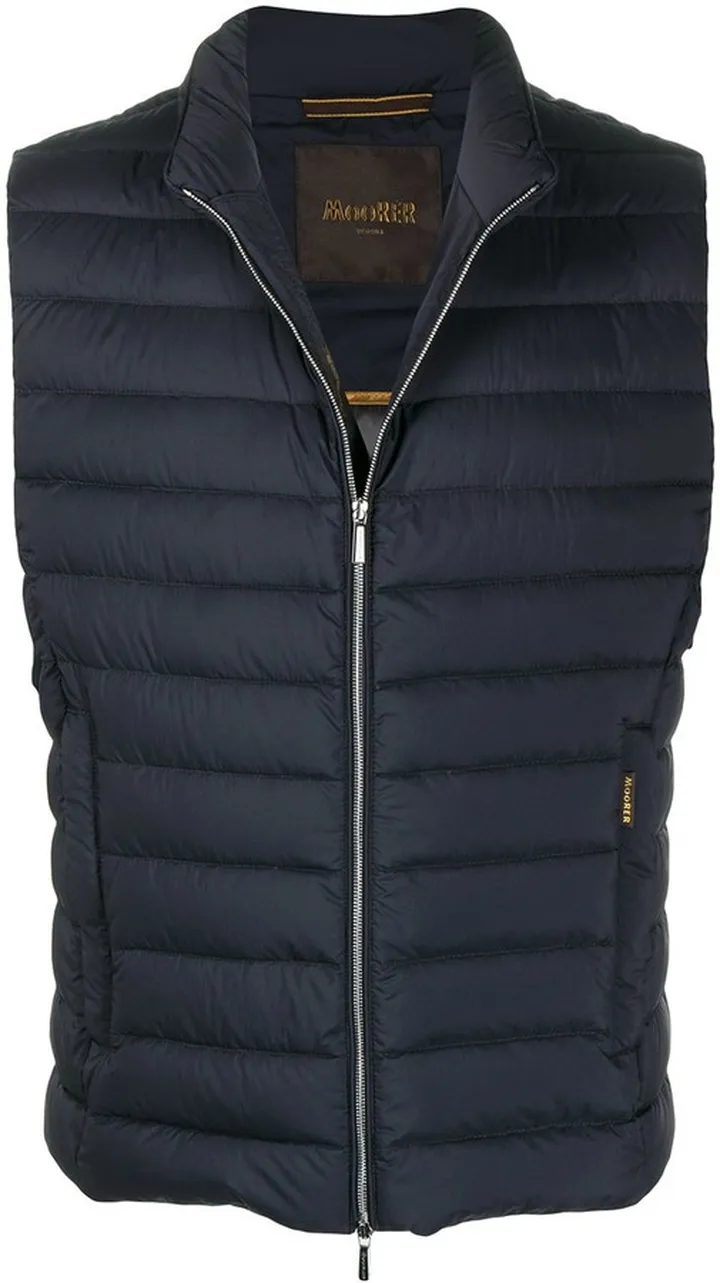 Padded Zip-Up Gilet