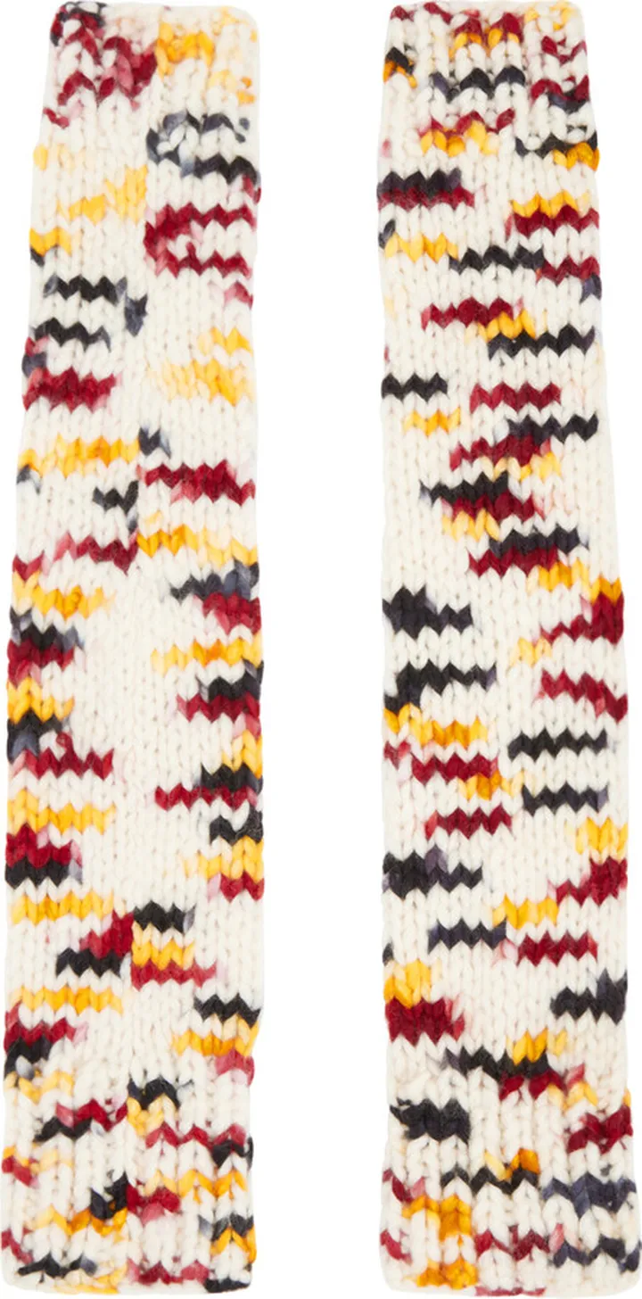 Gabriela Hearst Multicolor Rib Arm Warmers