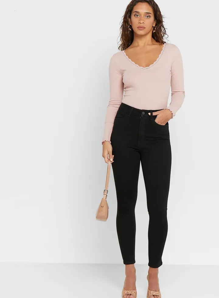High Waist Skinny Jeans