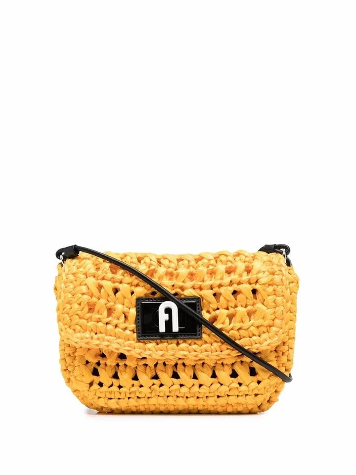 Woven Raffia Shoulder Bag