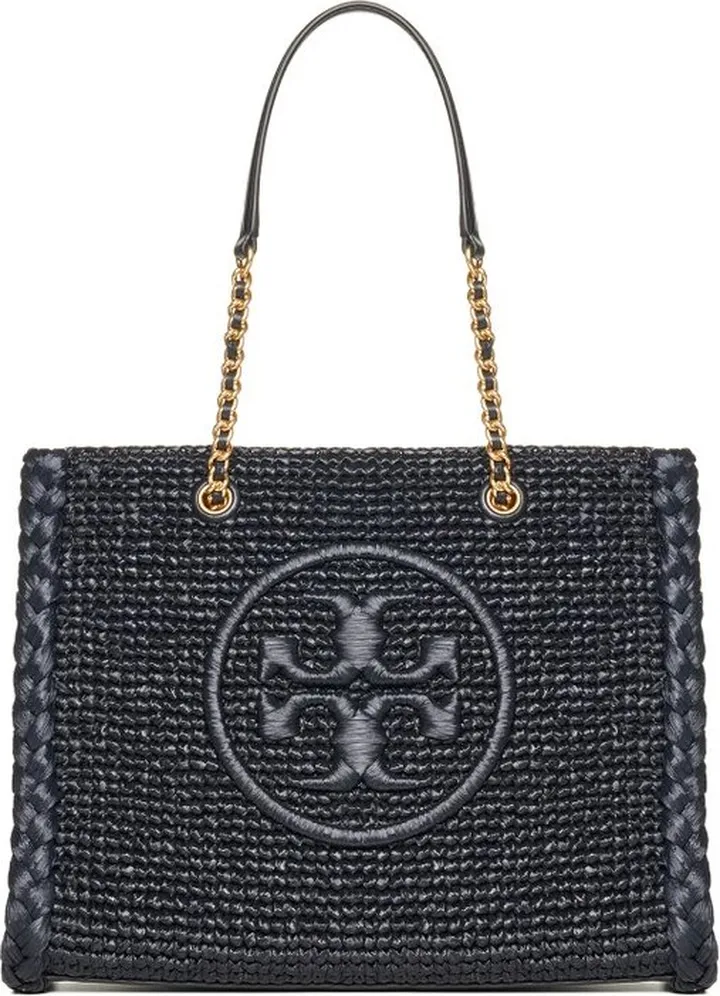 Tory Burch Logo Detailed Chain-Link Tote Bag