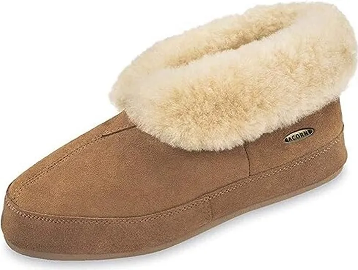 Acorn Men's Sheepskin Bootie Slipper