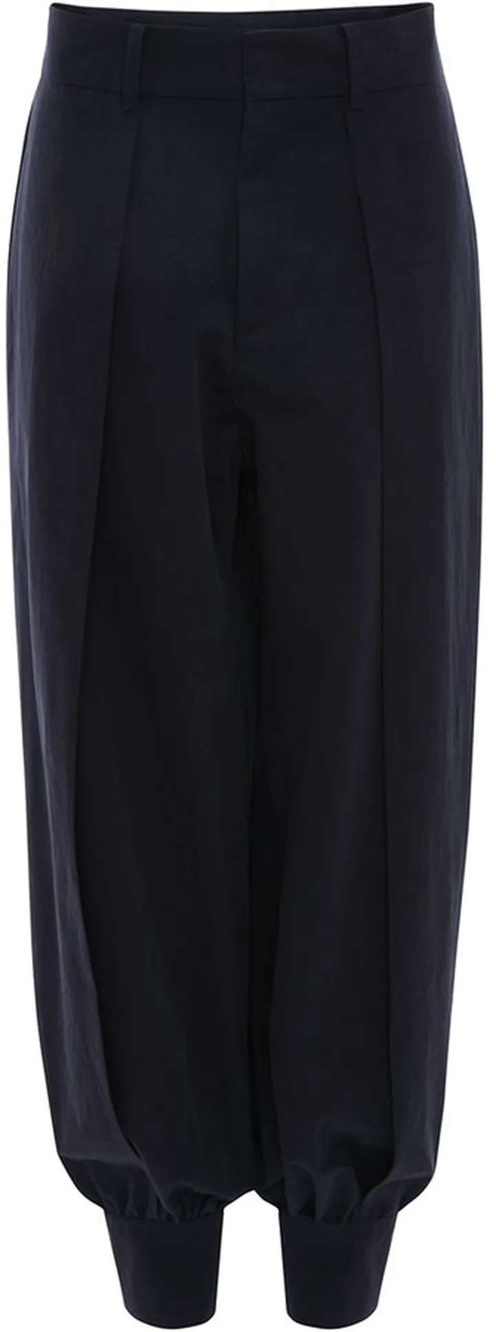 High-Waisted Tapered Trousers