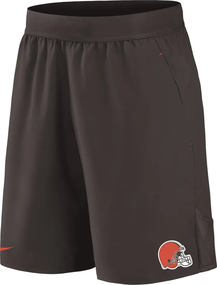 Nike Men's Dri-FIT Stretch (NFL Cleveland Browns) Shorts in Brown