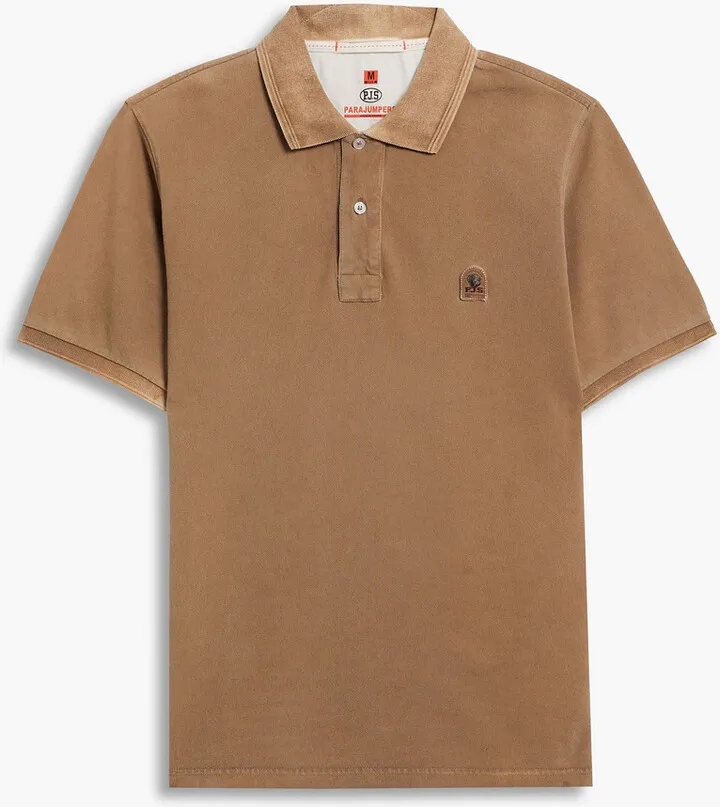 Logo-appliquéd cotton-piqué polo shirt