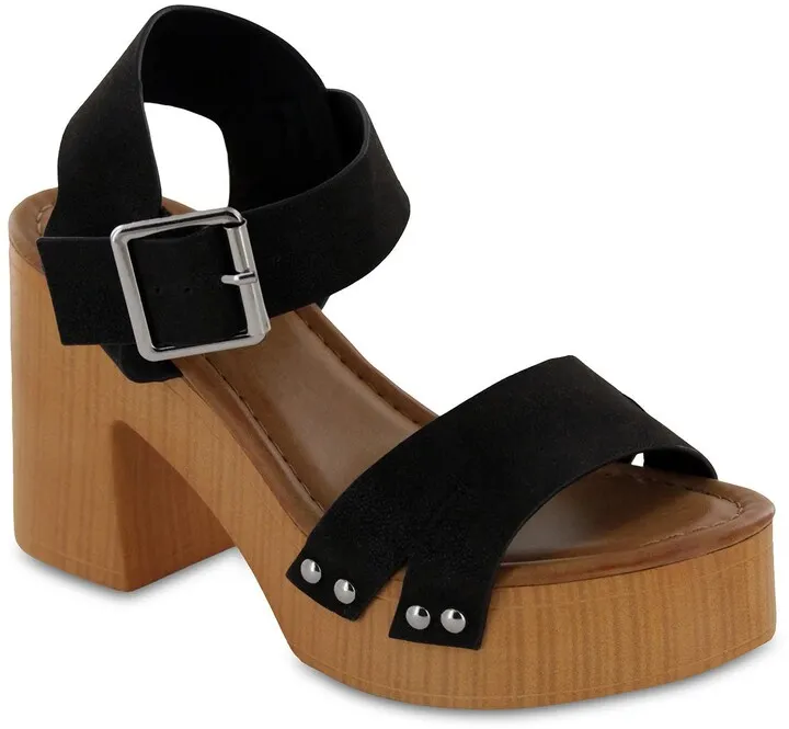 Heeled Open-toe Clog
