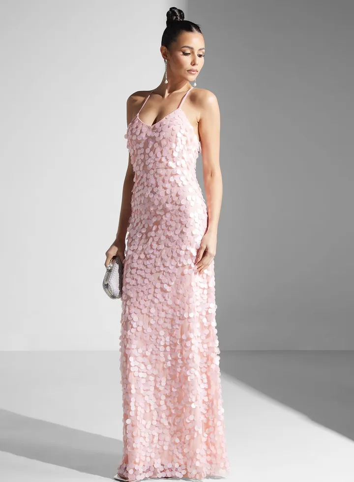 Dima Embellished Flared Dress