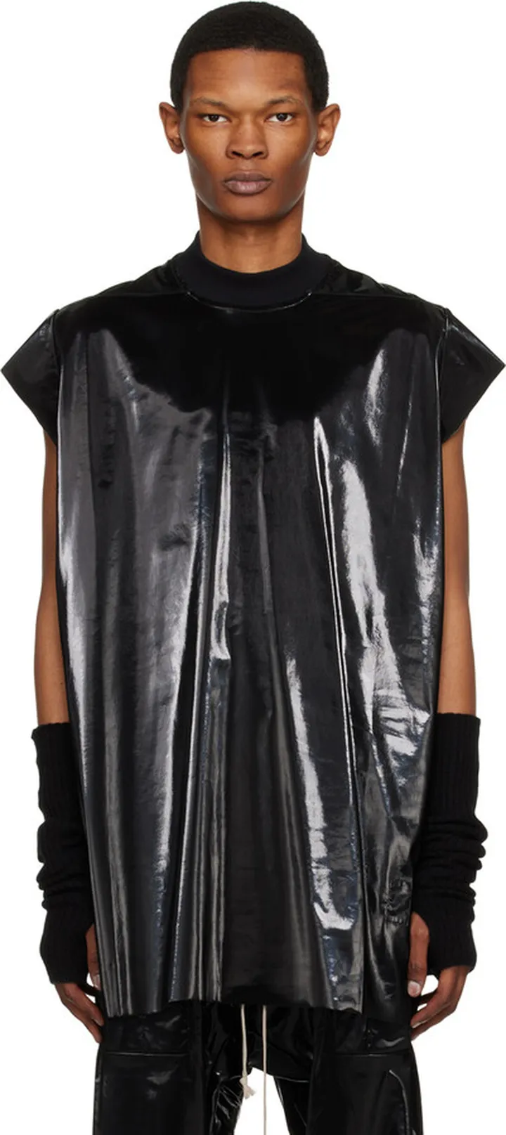 Rick Owens DRKSHDW Black Sleeveless T-Shirt