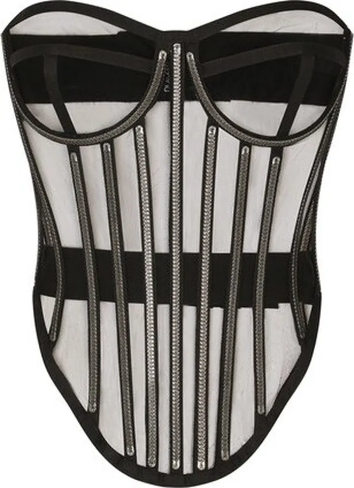 KIM DOLCE&GABBANA tulle corset