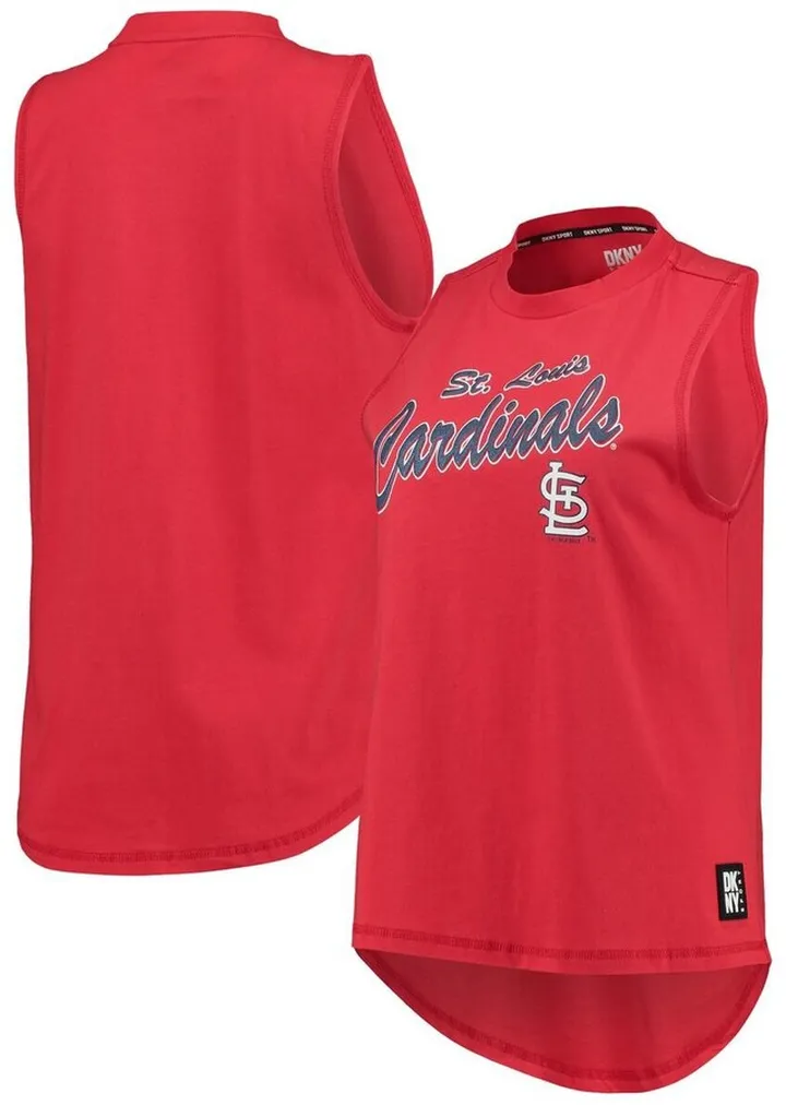 Women's Dkny Sport Red St. Louis Cardinals Marcie Tank Top