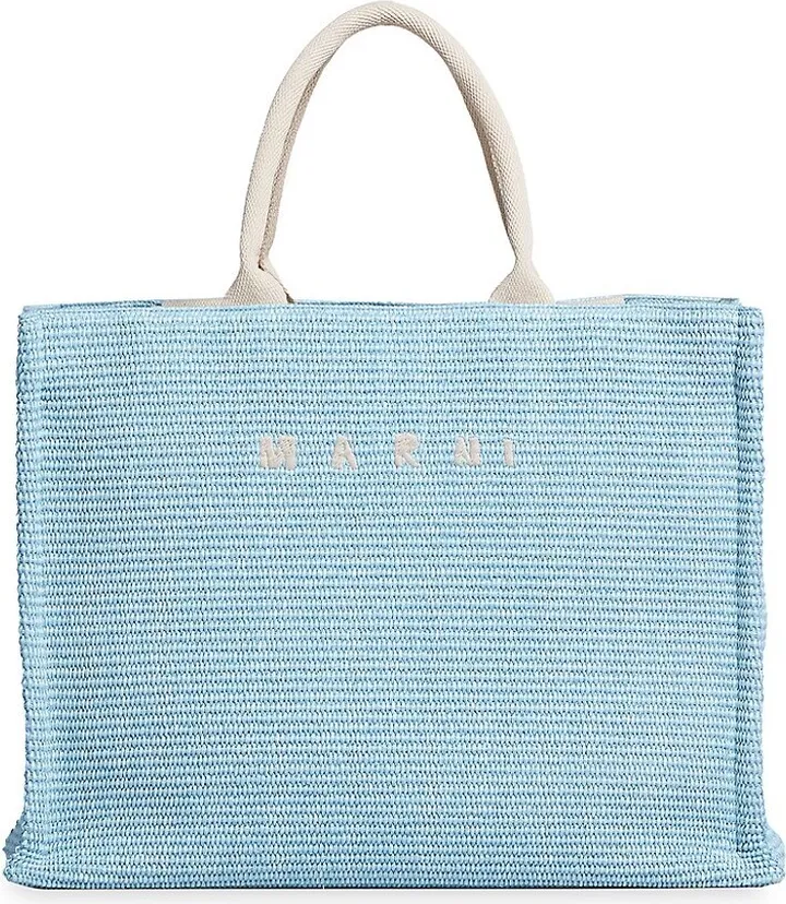 Large Basket Woven Tote