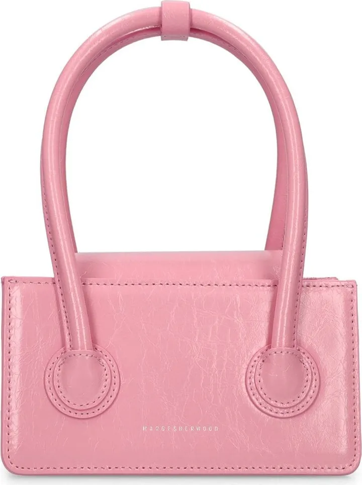 Mini Grandma rolled leather bag