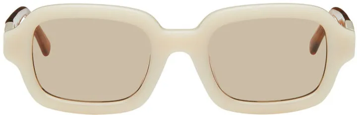 BONNIE CLYDE Beige Shy Guy Sunglasses