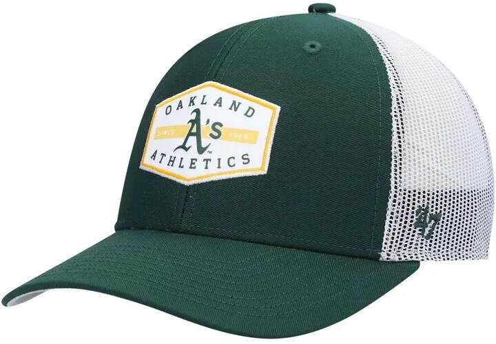 Men's Green Oakland Athletics Convoy Trucker Snapback Hat