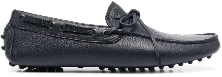 Bow-Detail Leather Loafers