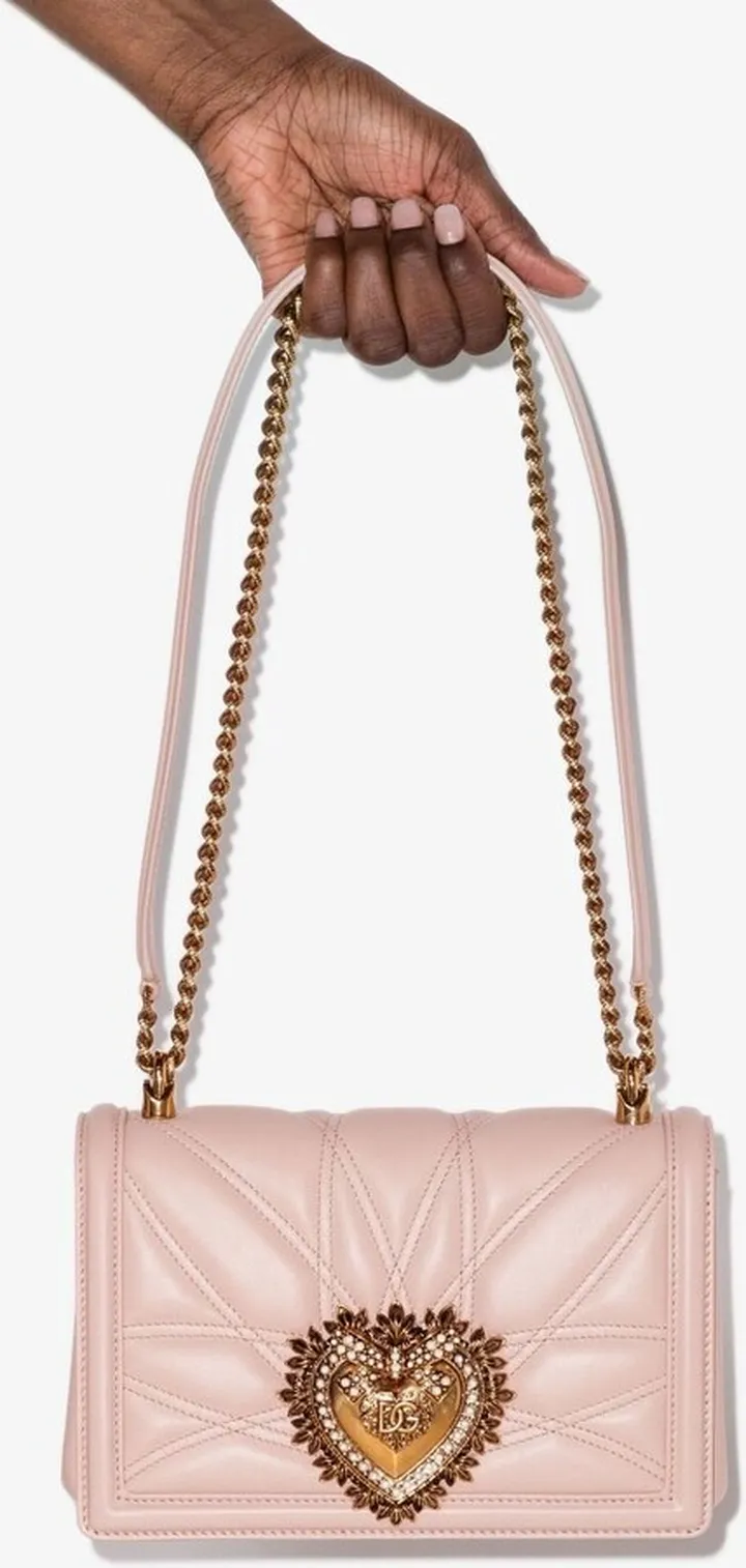 Pink Devotion Quilted Shoulder Bag