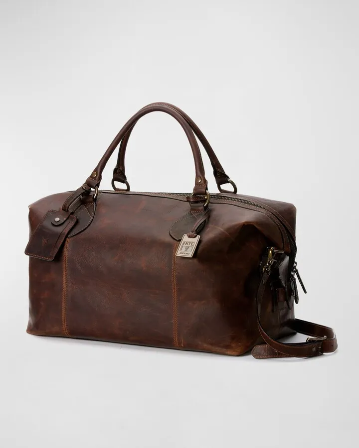 Logan Men's Leather Overnight Bag