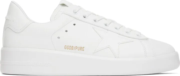 Golden Goose White Purestar Sneakers
