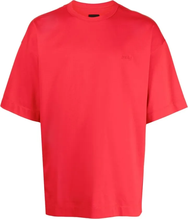 logo-embroidered short-sleeve T-shirt