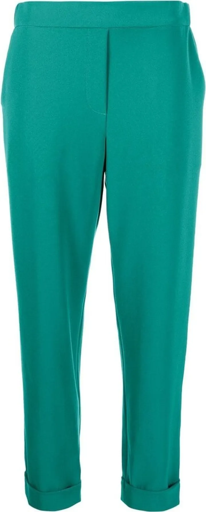Straight-Leg Cut Trousers