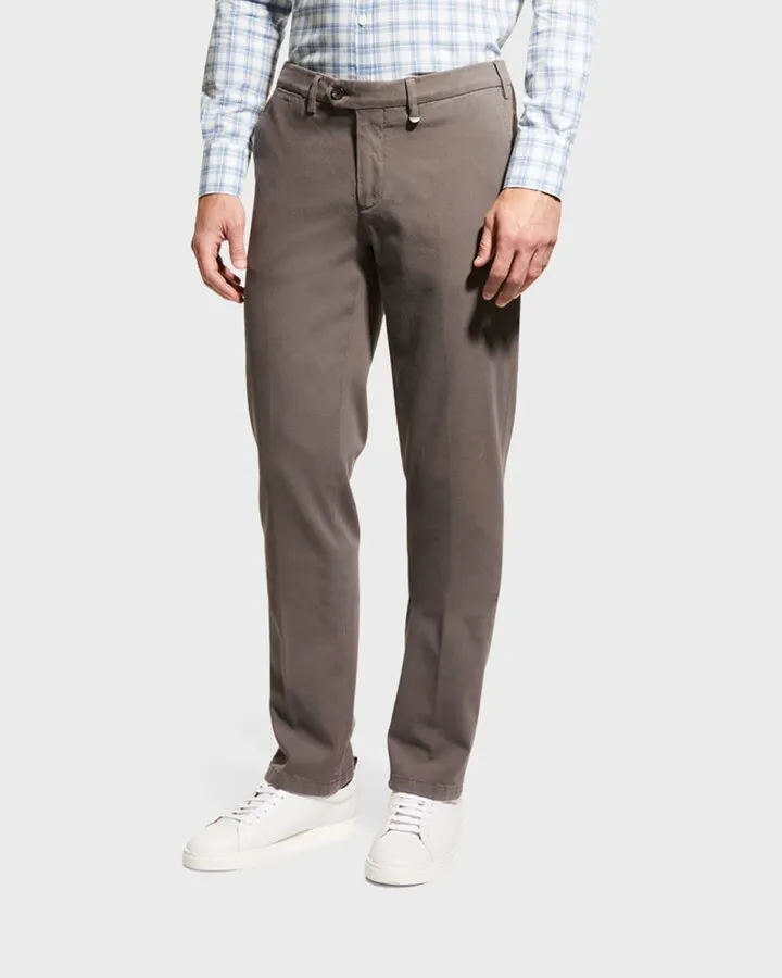 Men's Cotton-Stretch Sport Pants