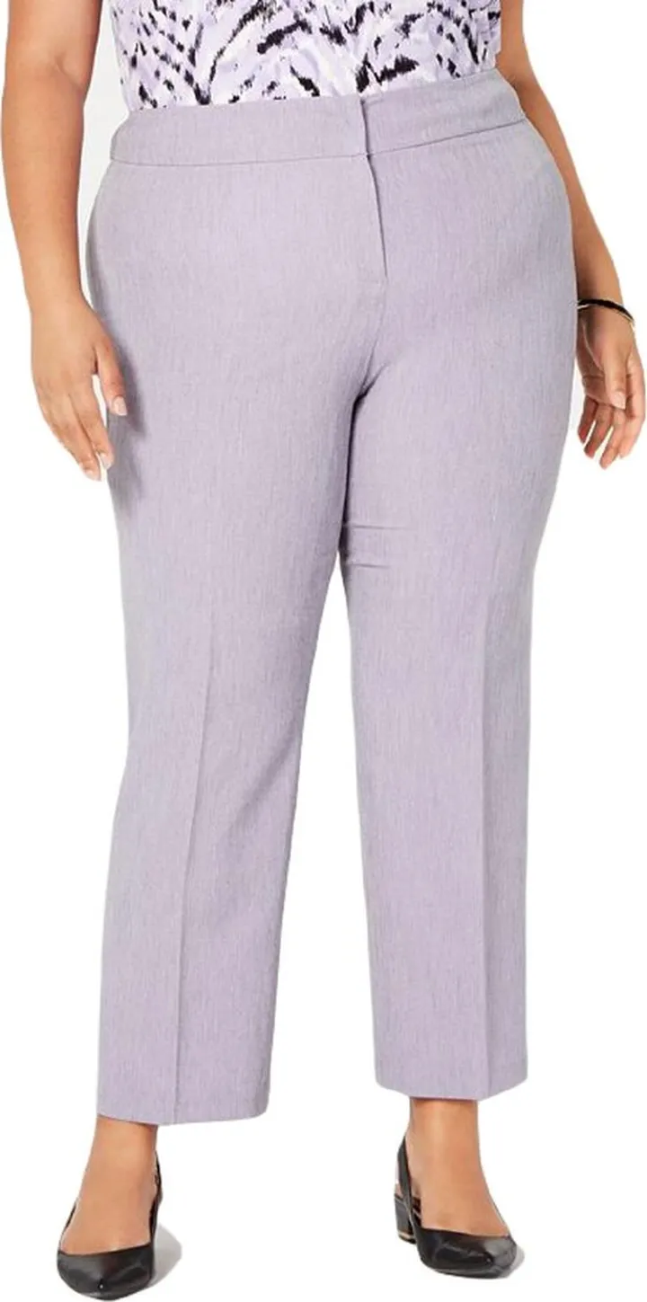 Plus Womens Stretch Office Dress Pants