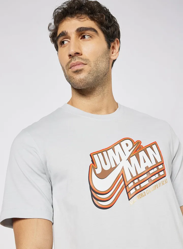 Logo Graphic T-Shirt Grey