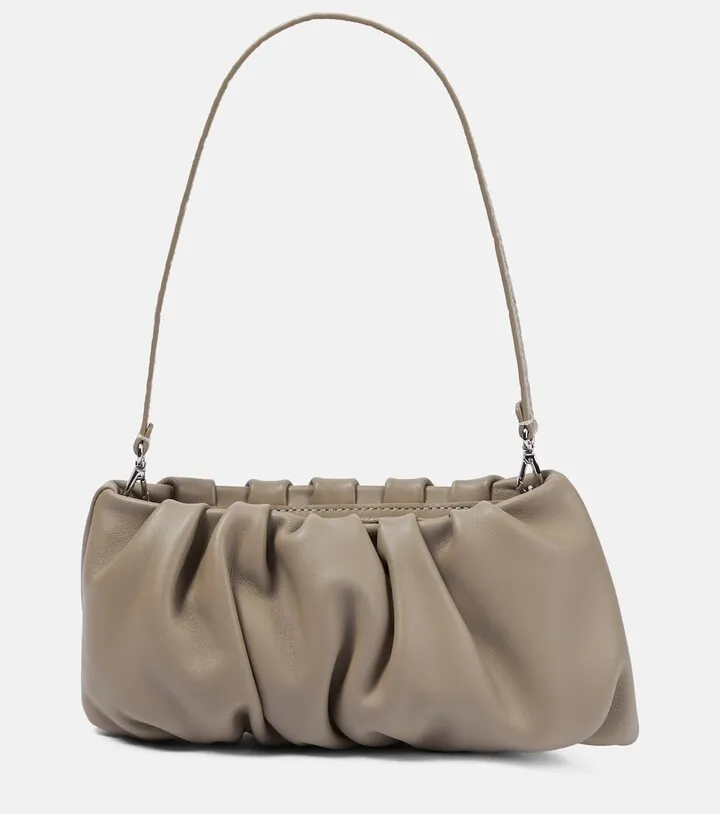 Bean leather shoulder bag